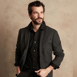 Brand New BR Factory Slim Dress Shirt | Black | Medium